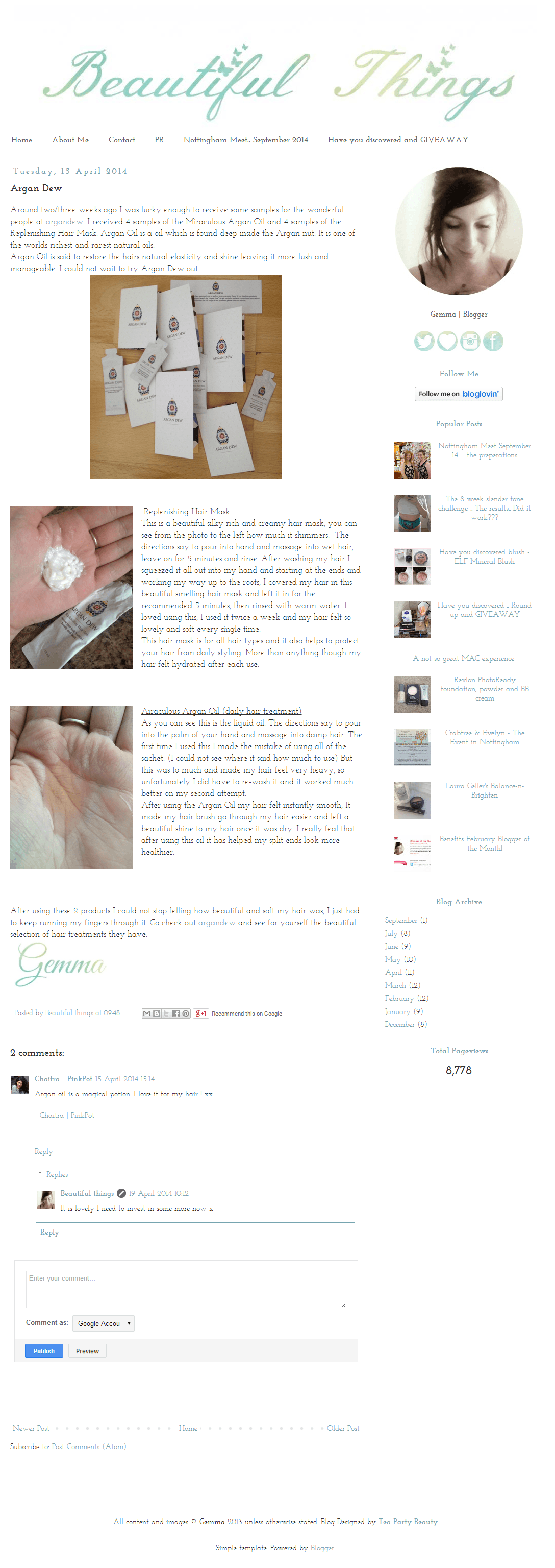 Argan Dew Review On LOOKINGLOVELYYY.BLOGSPOT.COM