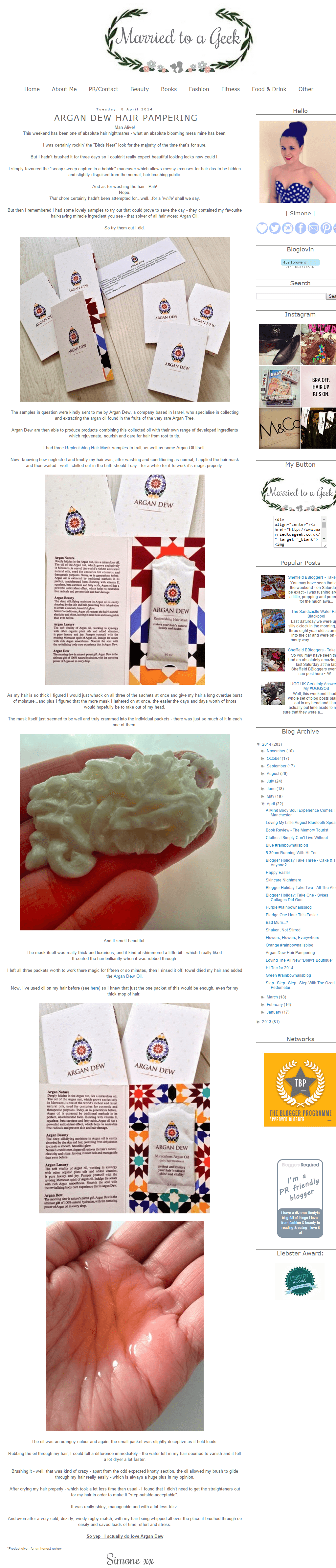 Review: Argan Dew Hair Pampering